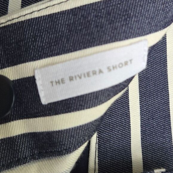 New  LOFT The Riviera Short striped shorts navy white nwt size 4 shorts - Picture 3 of 12